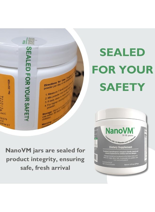 NanoVM Allergen-Free Kids Multivitamin Powder for Ages 9-18 - Image 5