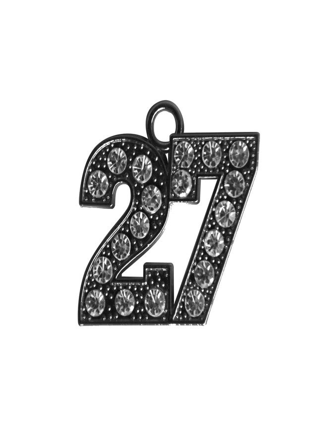Endea Graduation شرابة تخرج إنديا، تعليقة سوداء لامعة، تاريخ السنة (2027، أسود) - Image 1