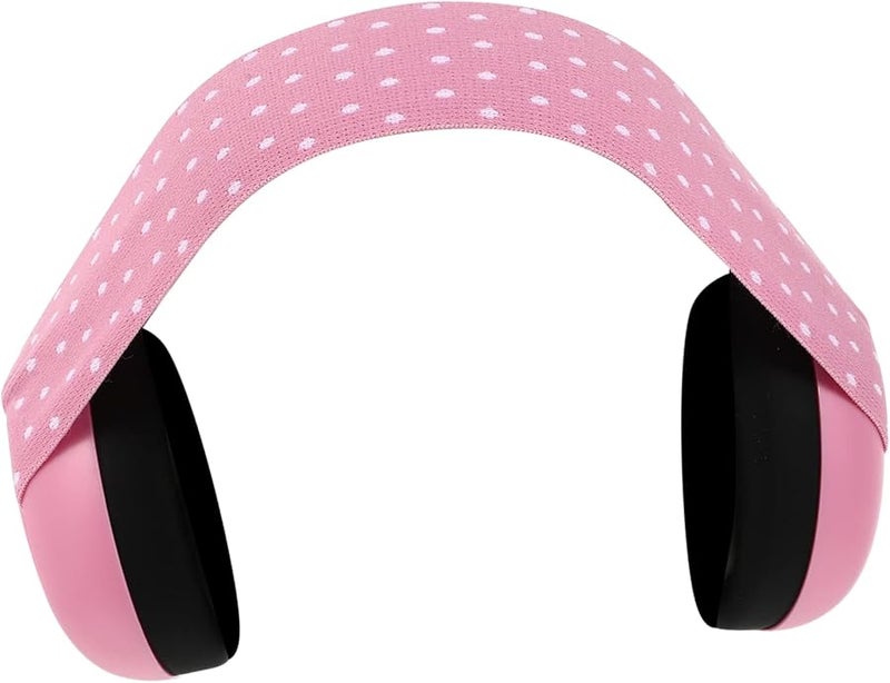 Noise Reduction Earmuffs For Babies Toddlers Boys Girls Pink Lightweight Ear Protection For Travel Sleep - Image 1