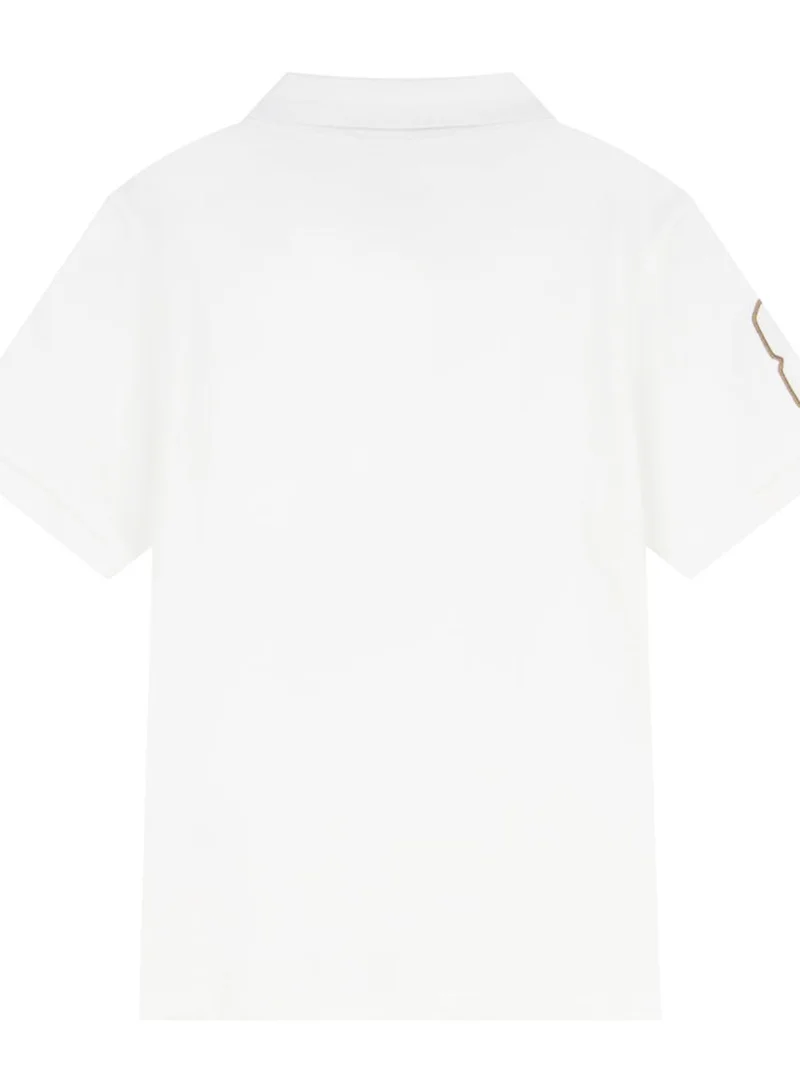 جيوردانو Kid's Cotton Polo with Napoleon Embroidery