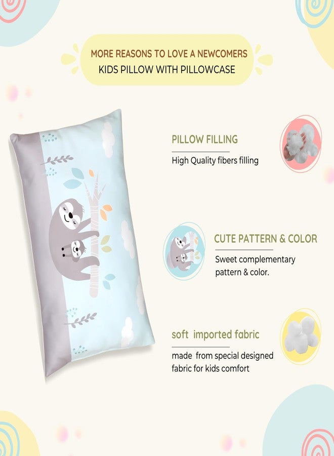 NEW COMERS® Kids Pillow with Super Soft Imported Fabric, 1 to 5 Year Kids Pillows, Animal & Cartoon Prints, Kid Pillow for Sleep, Bed Set, Neck Support-12 x 18 in-211 - Image 3