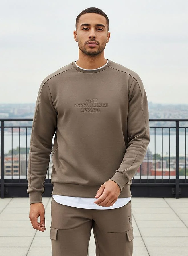 آكتف Men Performance Embossed Sweatshirt