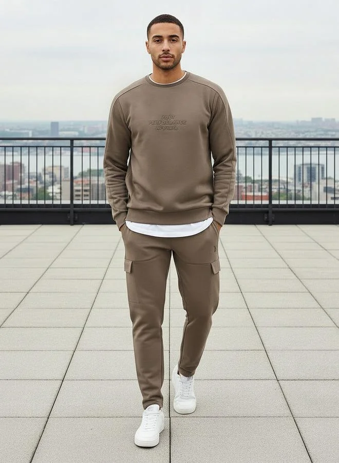 آكتف Men Performance Embossed Sweatshirt