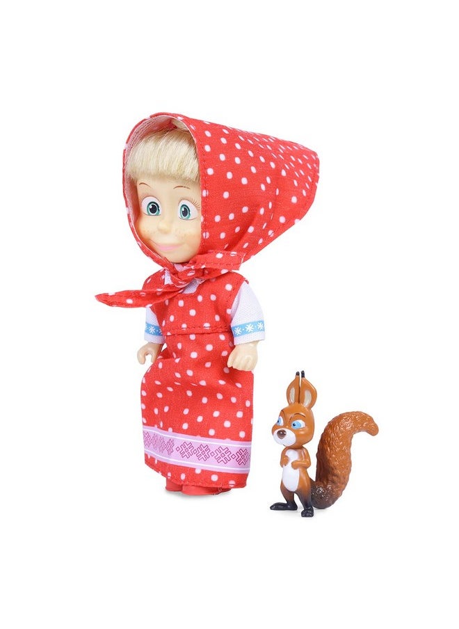 Masha and the Bear 12 Cm Toy Doll | Famous Cartoon | Ideal Gift Set for Girls Kids (Masha with Animal - RED) - pzsku/ZC024AD5D589AA1F97A75Z/45/_/1741330093/1531bafe-813f-4fa8-a5a1-14797720a6d1