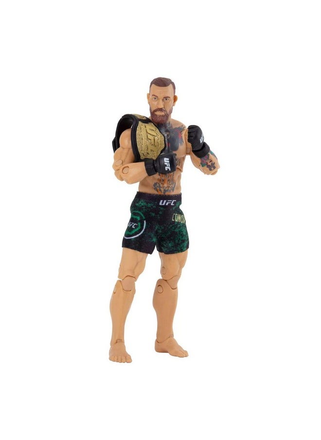 Ufc - Ultimate Series Limited Edition Conor Mcgregor, 6 Inch Collector Action Figure - Includes Alternate Head And Gloved Hands, Fight Shorts, Belt And Irish Flag Accessory - Image 1