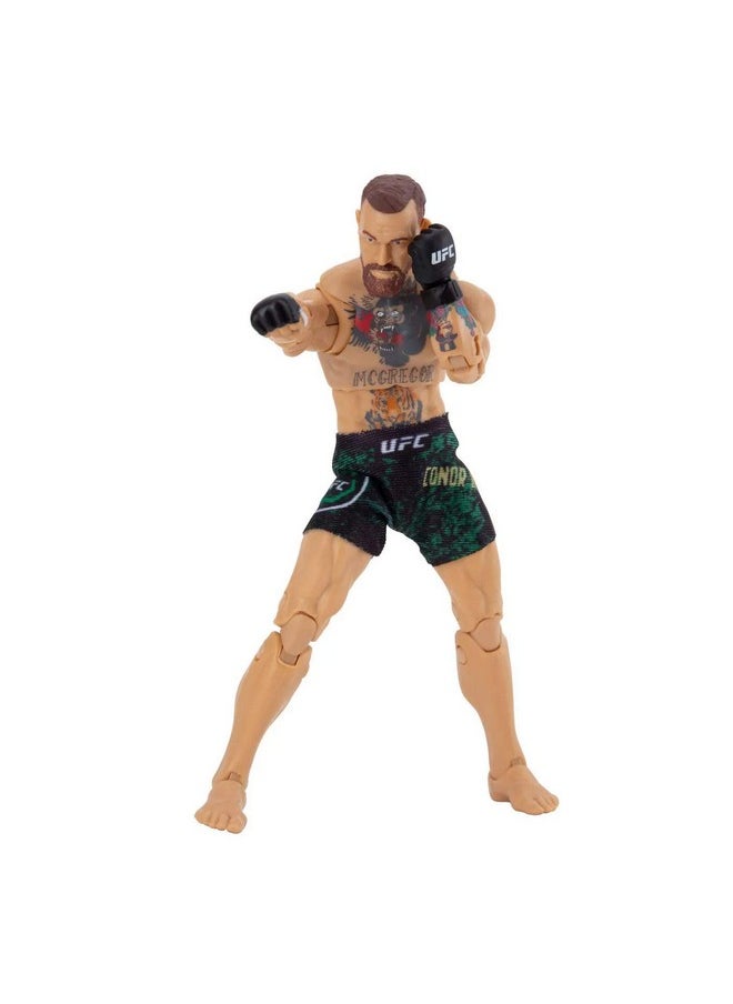 Ufc - Ultimate Series Limited Edition Conor Mcgregor, 6 Inch Collector Action Figure - Includes Alternate Head And Gloved Hands, Fight Shorts, Belt And Irish Flag Accessory - Image 1