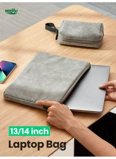 BURAQ UGREEN Laptop Tablet Bag Leather 13.3 14.9 Inch Bag Case Cover For  Pro  Air IPad/IPad Pro Case Laptop Funda IPad Pro Air Sleeve Case  - Image 1
