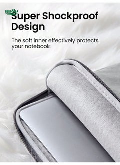 BURAQ UGREEN Laptop Tablet Bag Leather 13.3 14.9 Inch Bag Case Cover For  Pro  Air IPad/IPad Pro Case Laptop Funda IPad Pro Air Sleeve Case  - Image 3