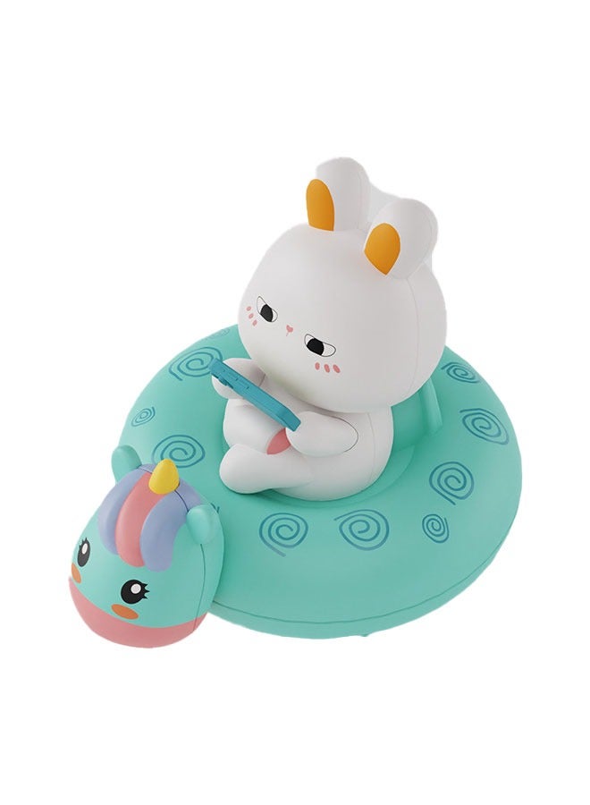 Cute Rabbit Baby Bath Toys, Floating Wind-Up Kids Bathtub Toys for 1-6 Years Old Boy Girl, Perfect for Birthday, Baby Shower, Beach,Bath Time  - Image 5
