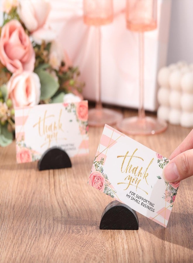 Colingmill 24 Pcs Wooden Table Number Stands Weeding Table Name Holder Place Card Holders, 1.57 x 0.79 x 0.79 inches Office Tag Photo Menu Clips Wedding Banquet Birthday Party Restaurant - Image 4