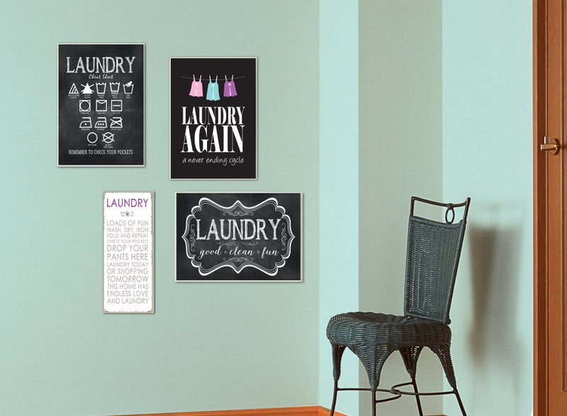 Stupell Industries Stupell Home Décor Laundry Again with Line Wall Plaque Art, 10 x 0.5 x 15, Proudly Made in USA - Image 3