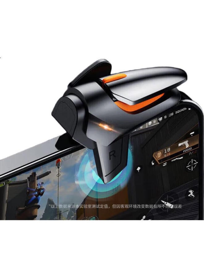 Kovol Professional Recommendation | Pubg Mobile Gaming Controller With Mechanical Buttons, Shoulder Buttons, Auto Four-Finger Pressure, Gun Assist Device For Mobile Games, Compatible With Triangle Peace Elite And Android/Ios - Image 3