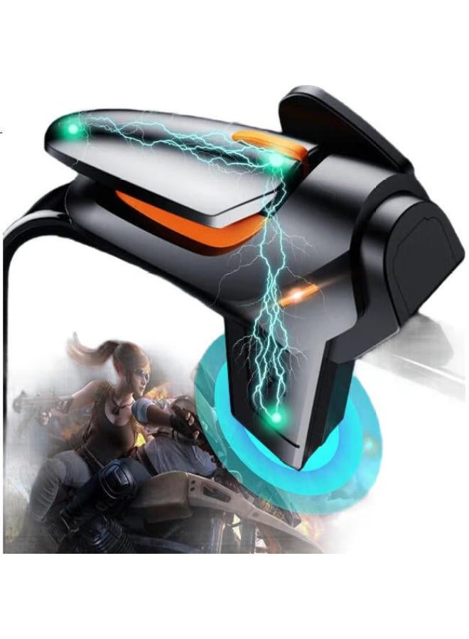 Kovol Professional Recommendation | Pubg Mobile Gaming Controller With Mechanical Buttons, Shoulder Buttons, Auto Four-Finger Pressure, Gun Assist Device For Mobile Games, Compatible With Triangle Peace Elite And Android/Ios - Image 1