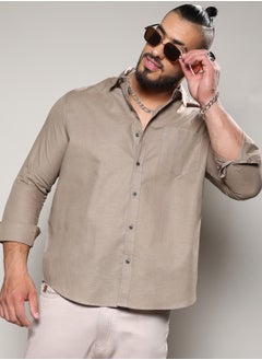 Instafab Plus Classic Button- Up Shirt  - Image 1