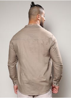 Instafab Plus Classic Button- Up Shirt  - Image 2