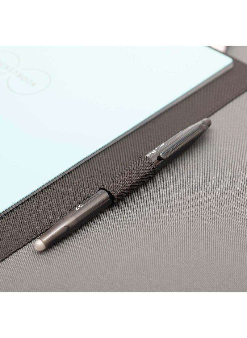 Rocketbook Rocketbook Capsule 20 Folio Cover for Core Panda and Fusion  100 Recyclable Cover with Pen Holder Magnetic Clasp  Inner Storage  Black Letter Size  85 x 11  - Image 5