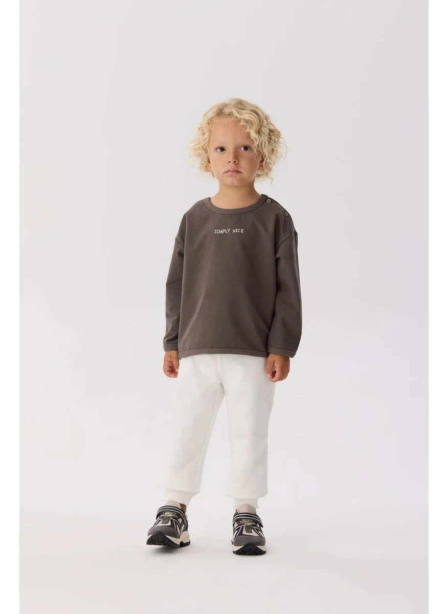 NEBBATI - Invalid brand Bg Store Baby Boy Brown Sweatshirt
