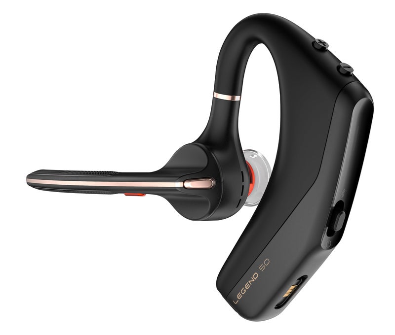 Poly Voyager Legend 50 Bluetooth Headset Wireless Headset with Mic Four NoiseCanceling Mics AI Noise Block WindSmart Technology Connectivity Smart Call Controls AllDay Comfort - Image 2