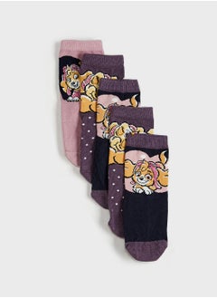 NAME IT Kids 5 Pack Printed Socks  - Image 1