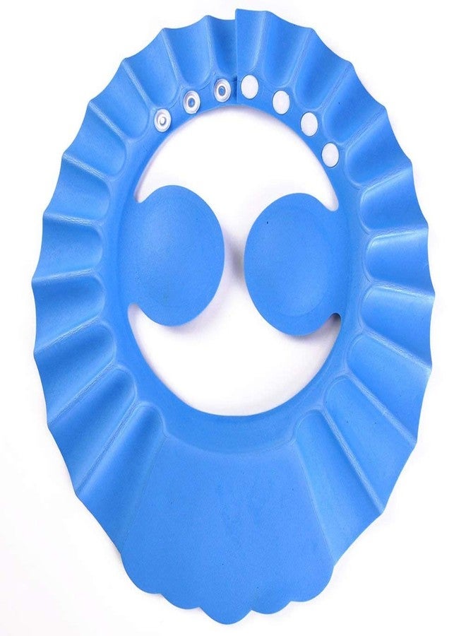 Concepta Baby bath Shower Cap,Bath Visor hat for Eye and Ear wash Protection,Adjustable Silicone Bathing Crown Waterproof Shampoo hat for Washing Hair, Shower Bathing Protection Bath Cap for Toddler, Baby, Kids, Children (Pack of 1 Pis) - Image 2