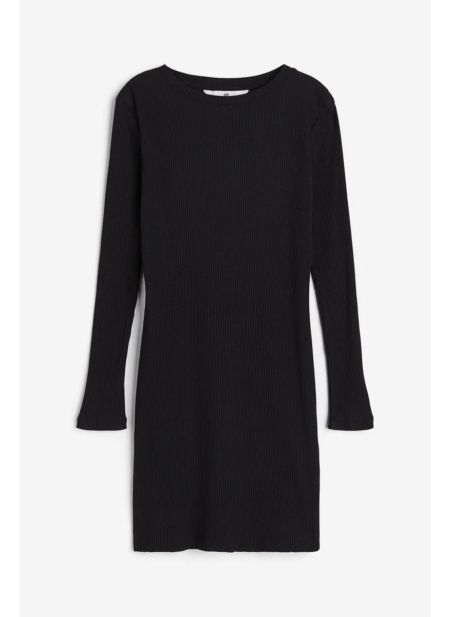 H&M Youth Ribbed Midi Dress