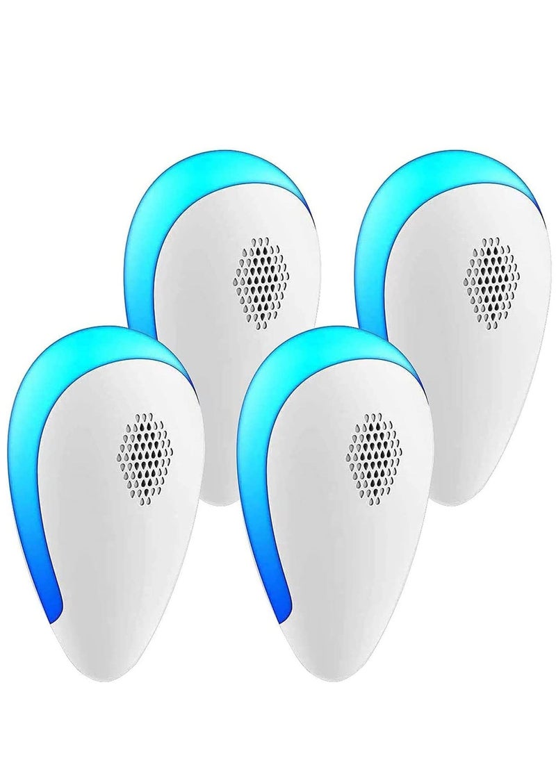 SYOSI Ultrasonic Pest Repeller, 4 Pack Electronic Plug-in Indoor Control Insect Repellent for Rats, Roaches, Mosquitoes, Cockroaches, Mouse, Reject Repellent-Harmless to Pets/Human - Image 1