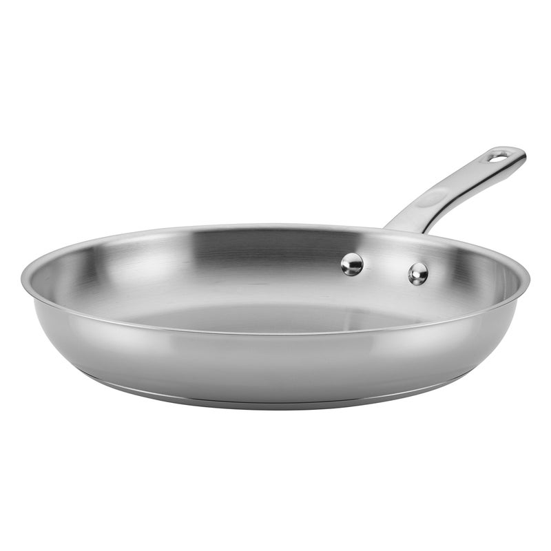 Ayesha Ayesha Curry Home Collection Stainless Steel Frying Pan  Fry Pan  Skillet  125 Inch Silver