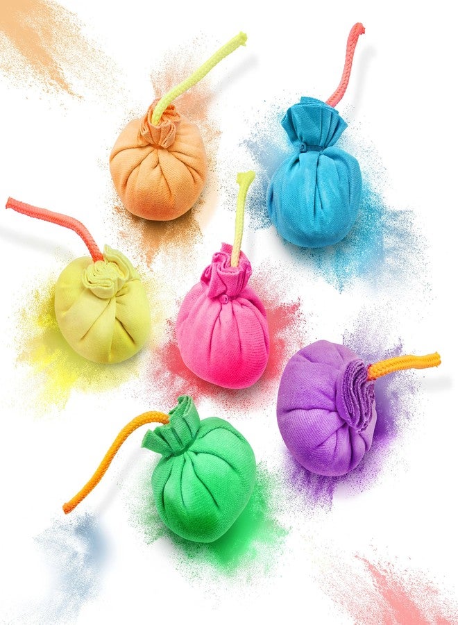 Lanard Chalkie: Chalk Blast Balls - 6 Pack - Colorful Assorted Balls, Explosive Color Fun, 200+ Throws Per Chalk Bomb, Family Outdoor Activities, Holi festivals, and more Ages 6+ - Image 2
