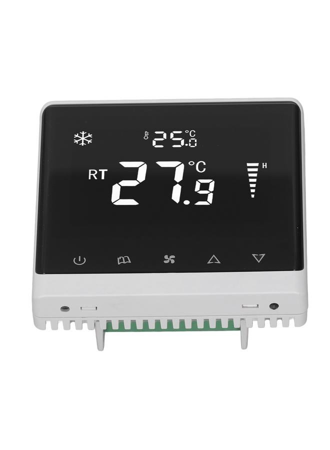 Air Conditioning Fan Thermostat Home Touchscreen Thermostat Panel Temperature Controller DC Brushless 180‑260V - Image 3