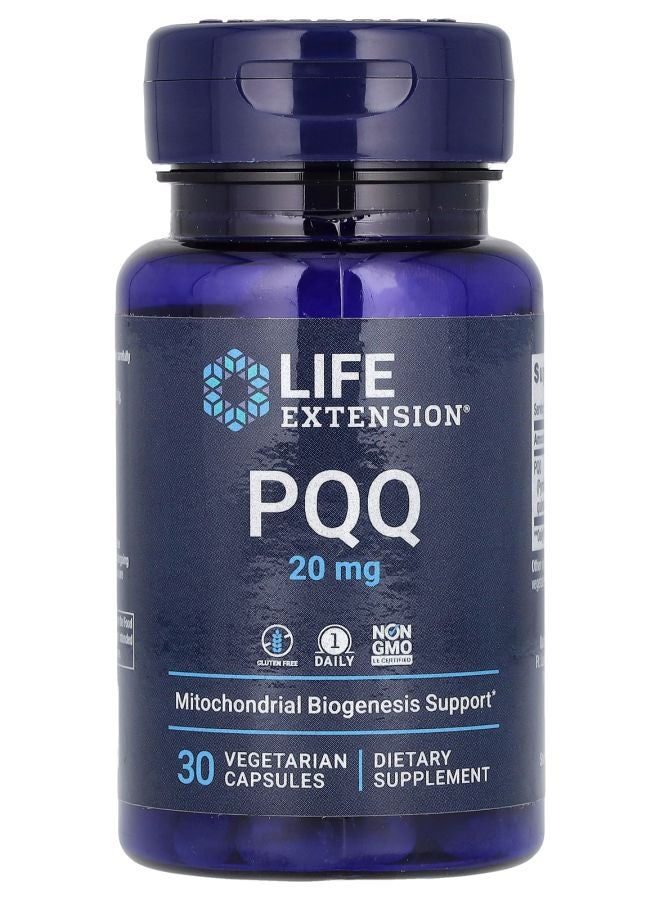 PQQ  20 mg 30 Vegetarian Capsules