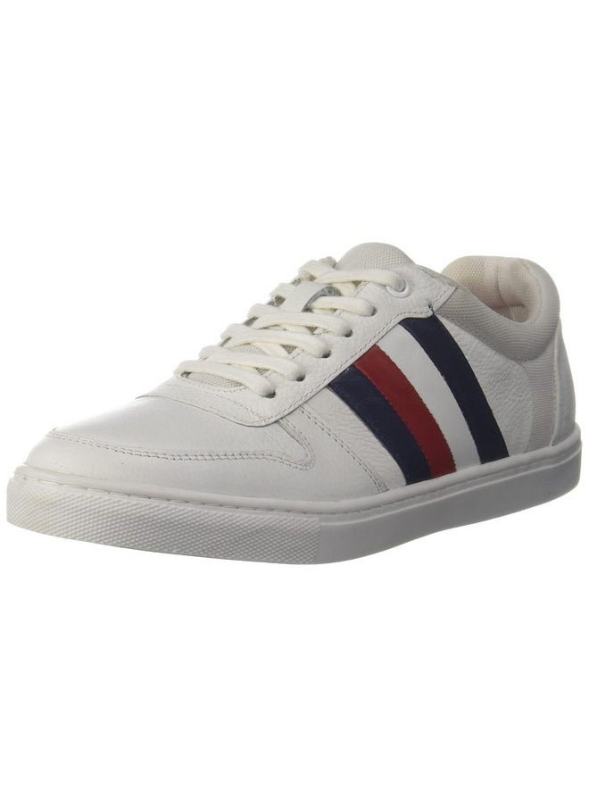 Hush Puppies - Hush Puppies mens JACK LACE UP E White Sneaker - 8 UK (8251012) - Image 1