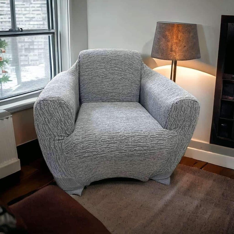 Generic Jacquard Fabric Sofa Set, Jumbo Size, Grey - Image 1