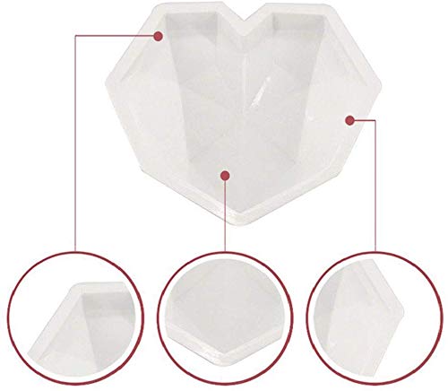 Inditradition Reusable Silicon Pinata Cake Mould | 3D Diamond Shape, BPA-Free, Food Grade, 20 x 15.5 cm (Assorted Colour) - Image 3