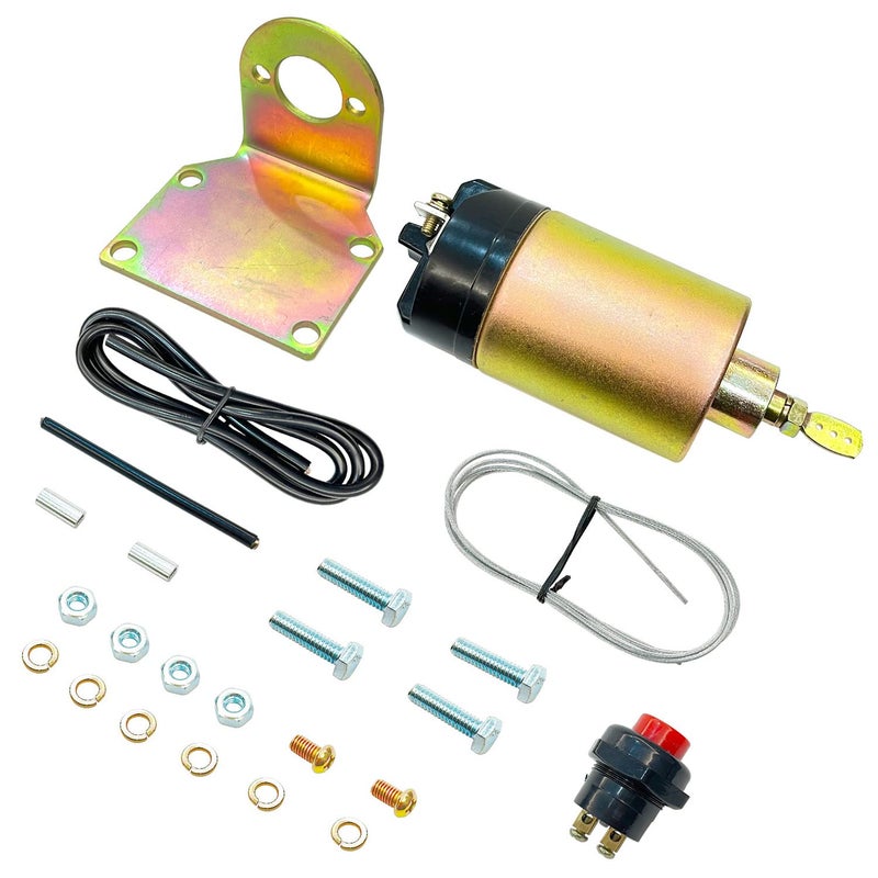LLNSEAUTO Popper Kit Solenoid Replacement Shaved Door Kit 100lb Hot Rod Rat Rod Complete New 100lb
