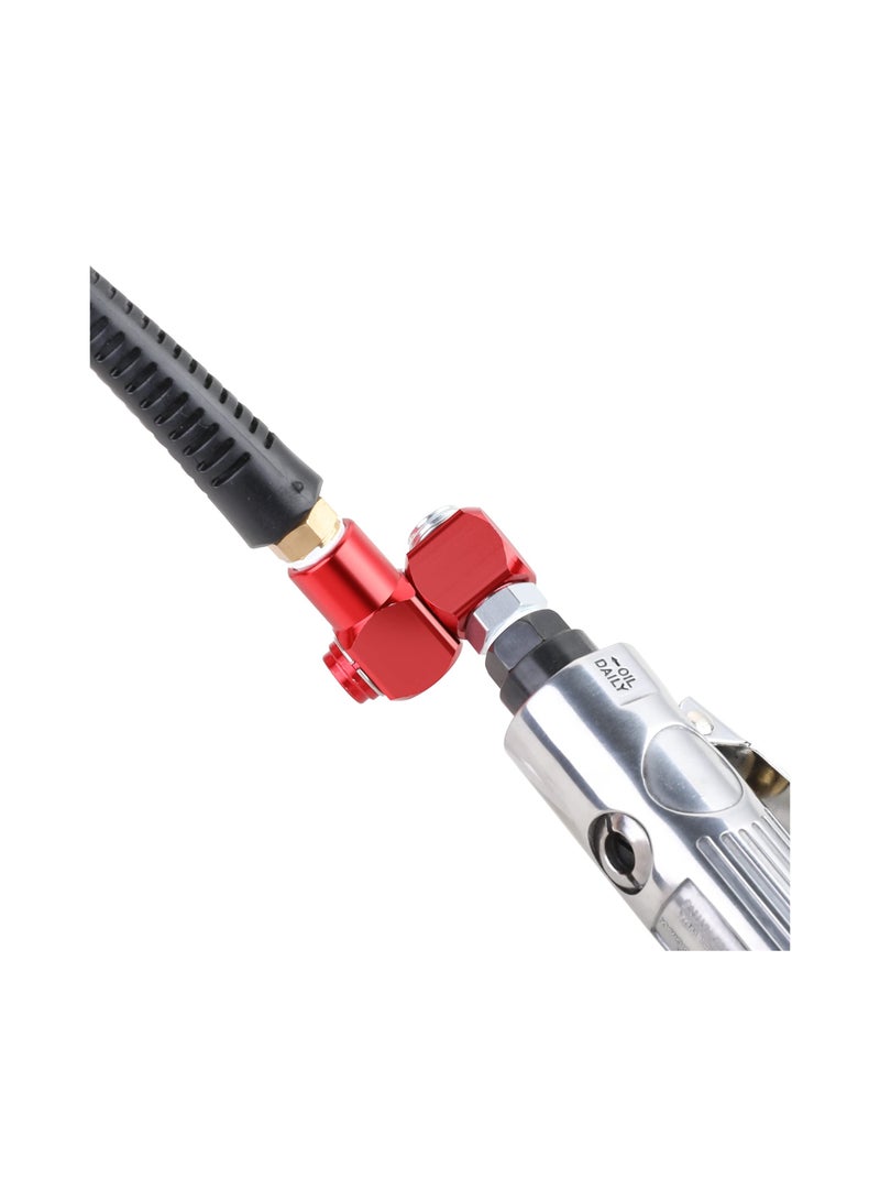 Barakah 1/4 Inch NPT 360 Degree Swivel Air Hose Connector, Universal Connector Industrial Air Fittings, Portable Aluminum Air Hose Adapter, Air Tool Adapter Union Fitting, 2 Pack - Image 2