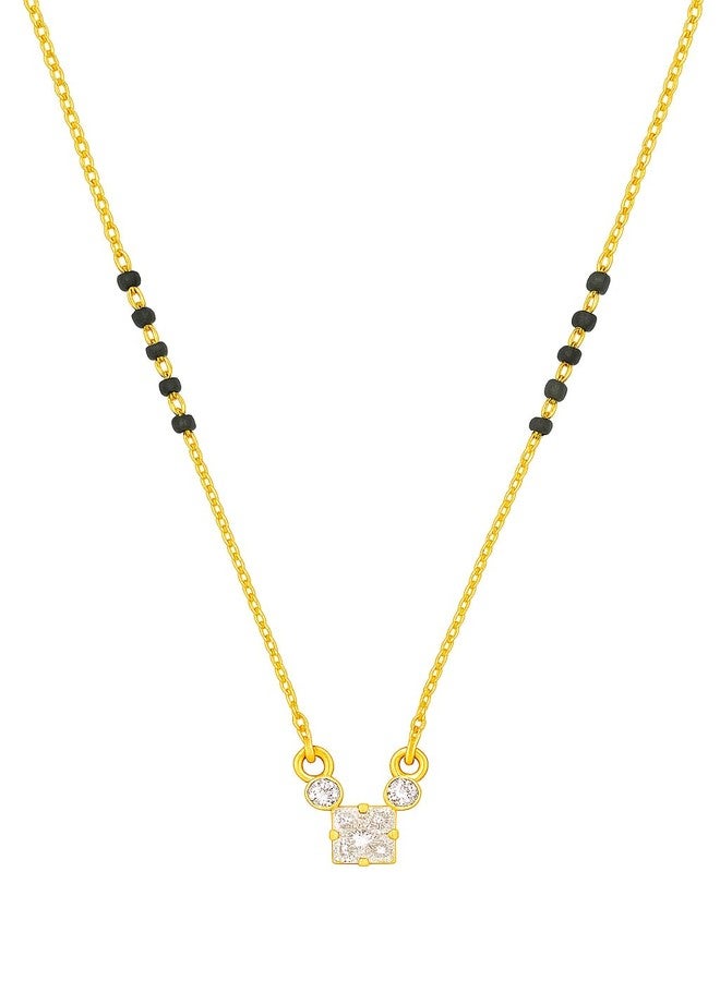 sweeply Elegant Mangalsutra for Women | Traditional Black Bead Chain with Stylish Pendant | Daily, Wear & Party, Wear Jewelry, Best Birthday Gift, perfect for Anniversary gift, Mother's Day gift, Valentine Giftt, Gift for Diwali - Image 1