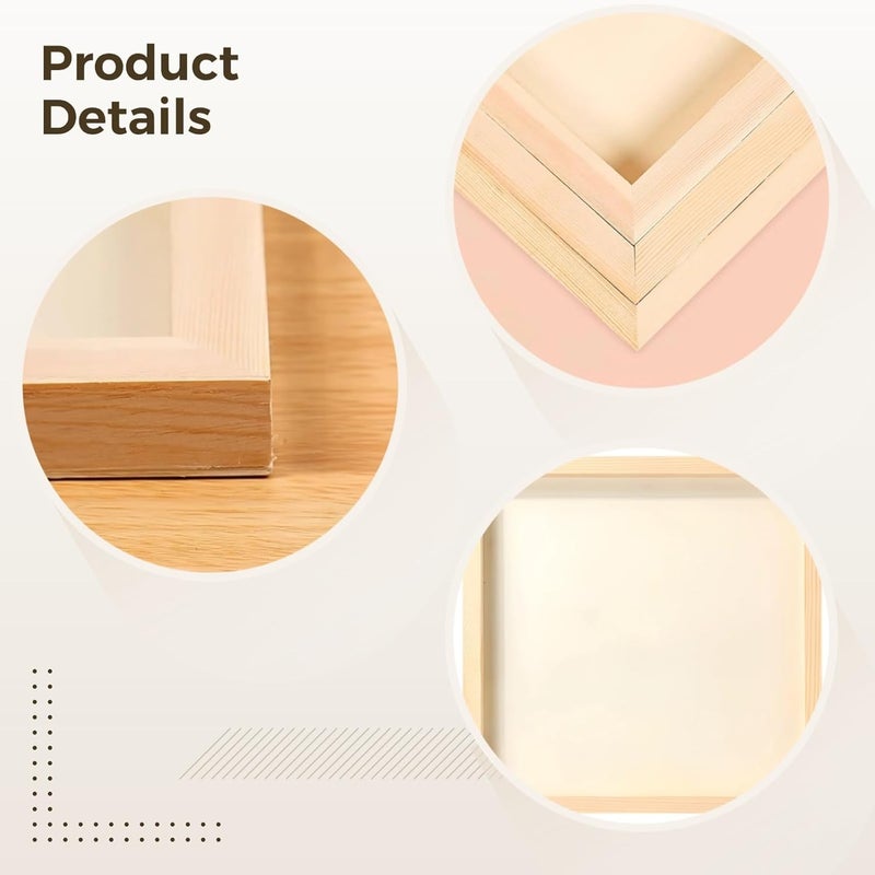 12 in X 12 in Blank Wood Panels for Crafts, Square Groove Design, Ideal for DIY Decor Projects - Image 3