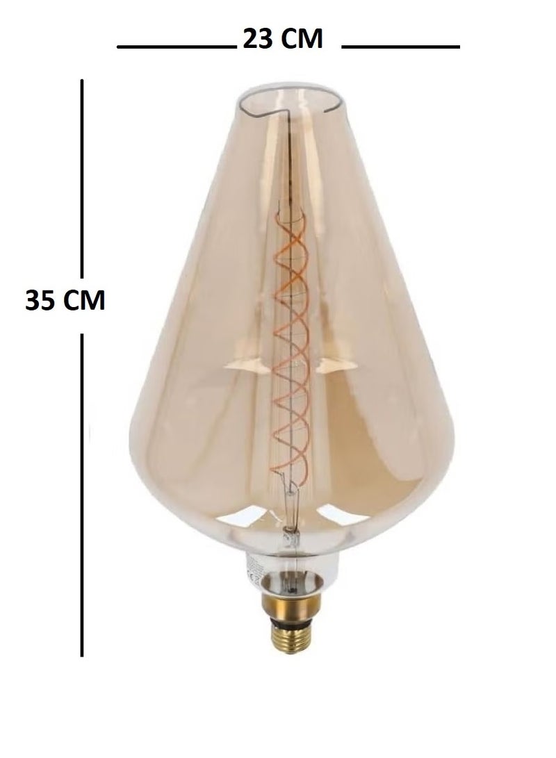 Giant Led Lamp E27 6 watt Gold - Image 3