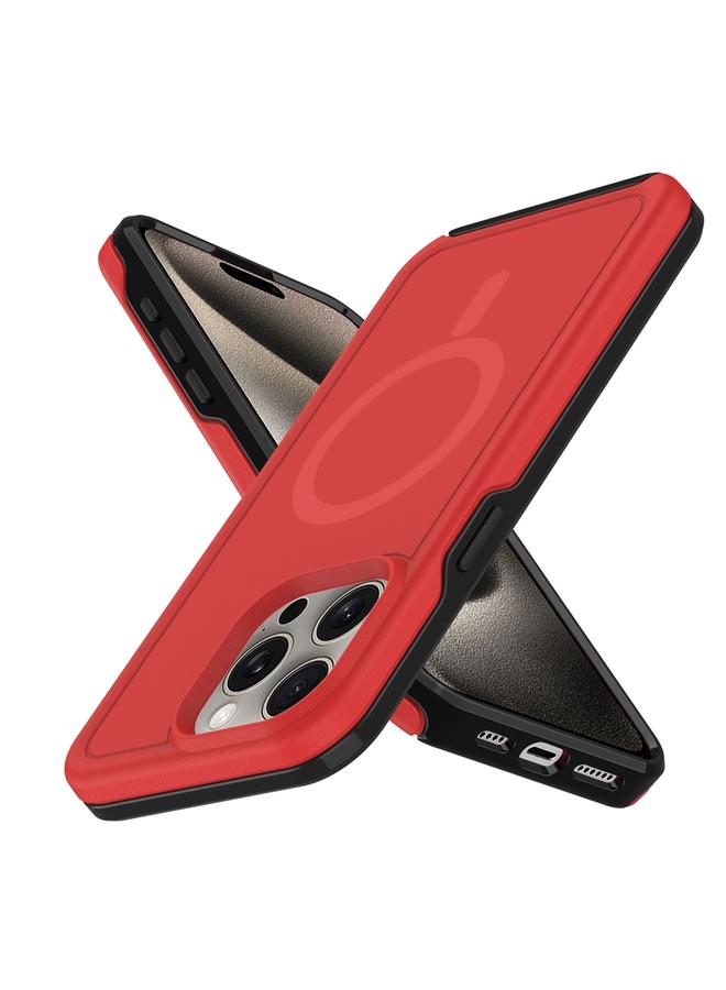 زبون جراب لهاتف iPhone 13 Pro Max مقاوم للصدمات MagSafe Armor PC Hybrid TPU - Image 2