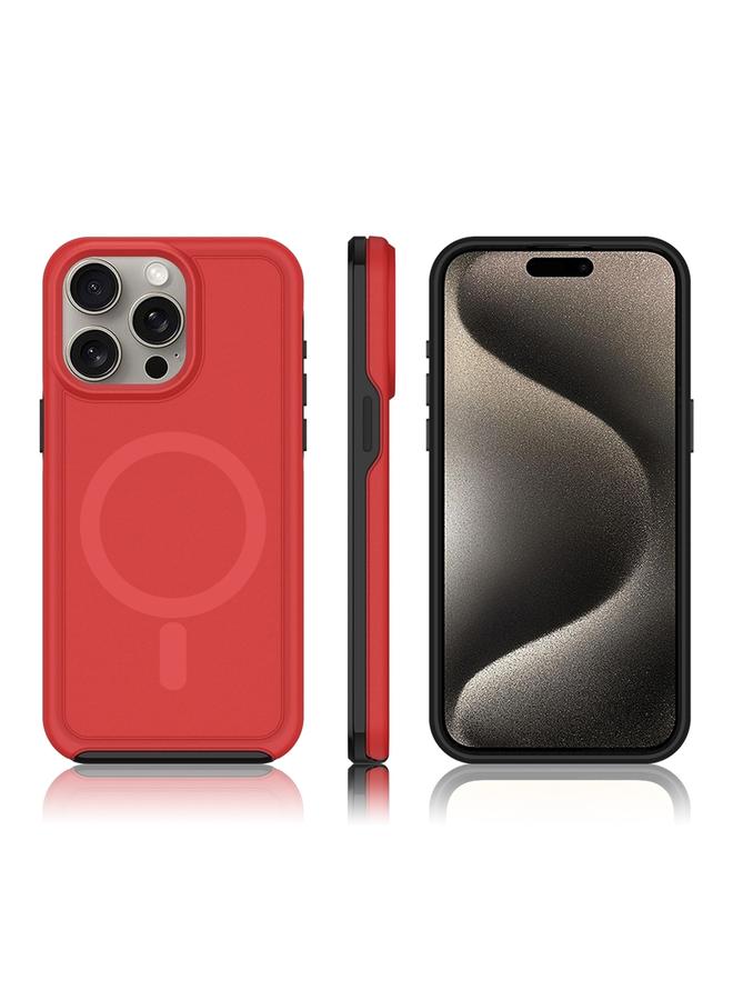 زبون جراب لهاتف iPhone 13 Pro Max مقاوم للصدمات MagSafe Armor PC Hybrid TPU - Image 3