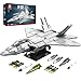 Reobrix F22 Fighter Jet Building Sets for Adults Military Raptor Fighter Display Model 33020 Technical Military Plane Collectible Set Toys Gifts for Aviation Fans Boys Girls 14 1729 PCS - Image 3
