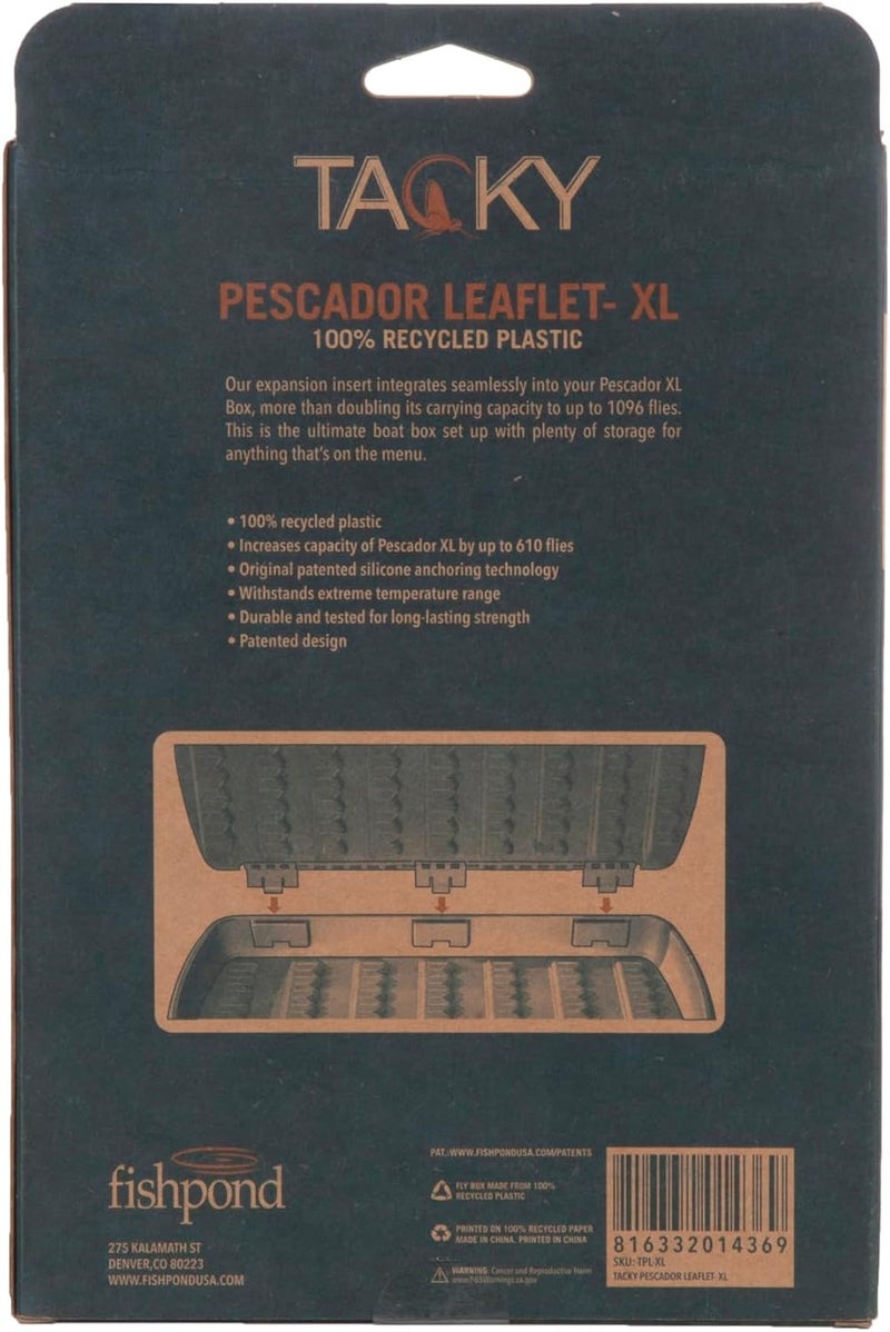 FishPond Tacky Pescador Swing Leaf | Fly Box Expansion Leaflet | Add Extra Capacity to your Tacky Fly Box (Extra Large) - Image 4