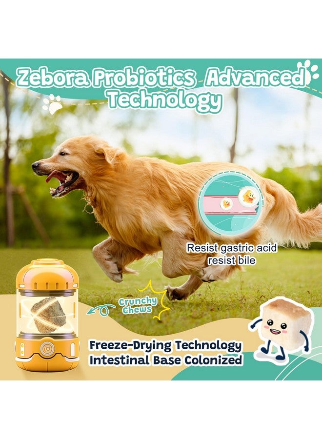 ZEBORA Probiotics For Dogs Digestive Health, Dog Probiotics And Digestive Enzymes, Prebiotics, Omega-3 & 6 And Vitamin For Dogs, 6 Billion Cfus For Gut Health And Immune Support, 120 Chews - Image 2
