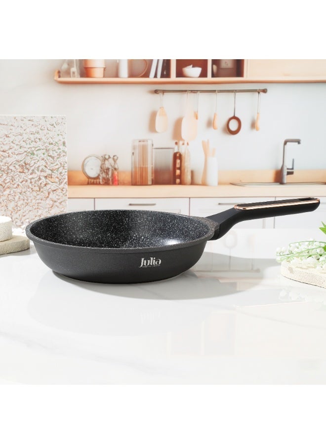 جوليا مِقلاة جوليا إيليت برو بلس 28 سم - أسود - جرانيت أسود غير لاصق - يدعم الحث الحراري - Image 2