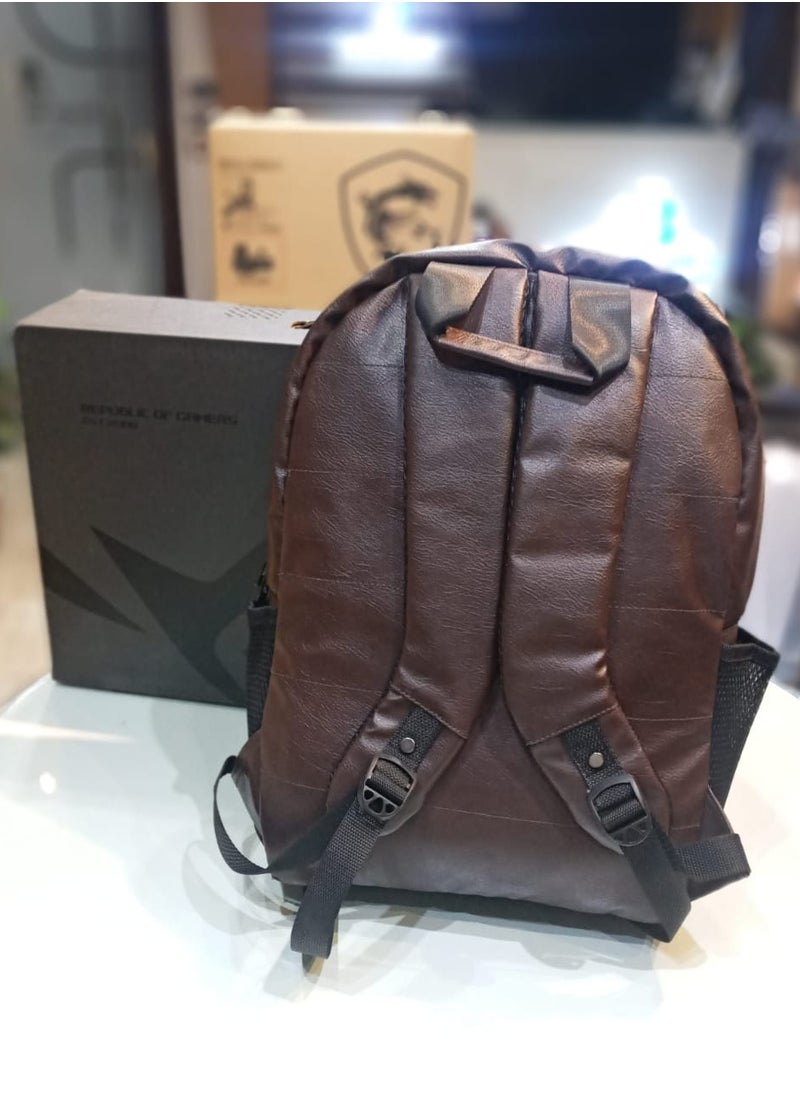 Generic Laptop Backpack 15.6″-Brown  - Image 3