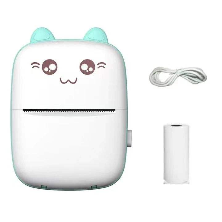 SHOPEE Mini Printer Portable, Pocket Thermal with 1 Rolls Paper Compatible iOS Android, Bluetooth Wireless Smart for Photo Picture Office Receipt QR Code Label List Note Inkless Printing - Image 4
