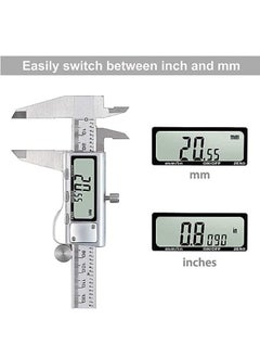 Generic Stainless Steel Electronic Caliper Micrometer with Large LCD Display, Auto-Off Function, Inch and Millimeter Conversion  - Image 3