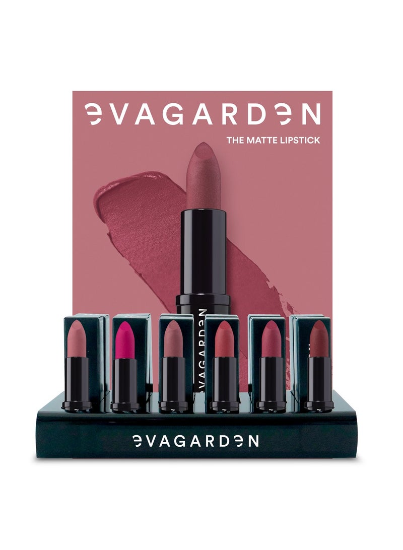 evagarden The Matte Lipstick | #638 Juicy Red - Image 3