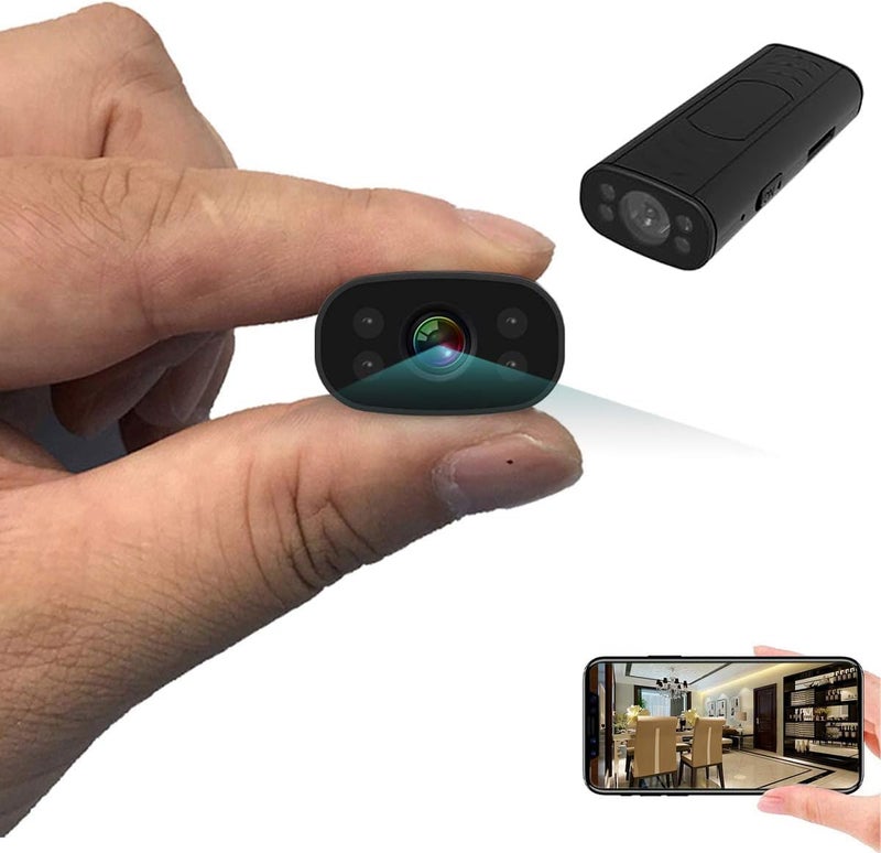 TECHNOVIEW WiFi Camera, 1080p Full HD, 150° View Angle, Night Hd Vision, Motion Detection, Mini Body, Remote Playback, Supports 128G SD Card - Image 1