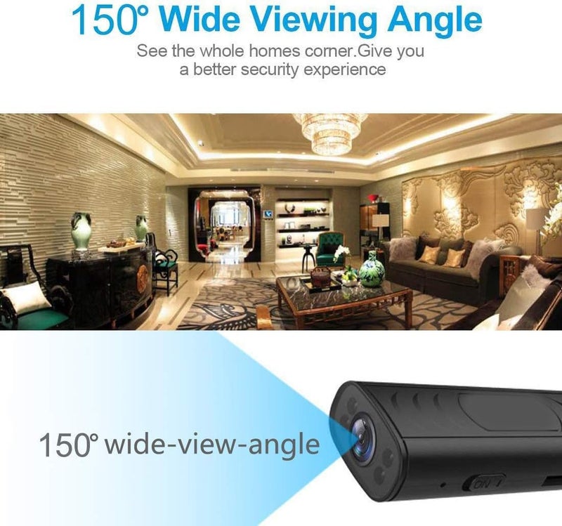 TECHNOVIEW WiFi Camera, 1080p Full HD, 150° View Angle, Night Hd Vision, Motion Detection, Mini Body, Remote Playback, Supports 128G SD Card - Image 4